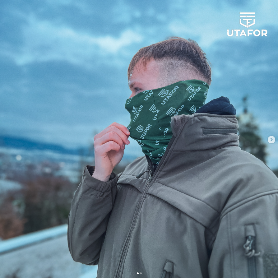 Utafor multifunkčný šál s logom značky