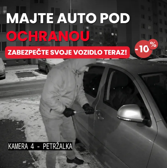 VAM R1® reklama — Majte auto pod ochranou, zľava -10 %